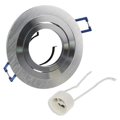 Einbaurahmen GU10 MR16 schwenkbar silber schwarz Rahmen Einbauleuchte Spot LED