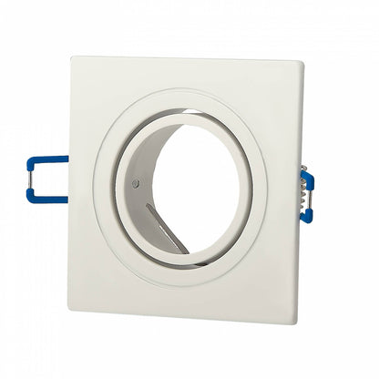 LED Einbaustrahler GU10 flach eckig weiß 1-9W Leuchte Deckenleuchte schwenkbar