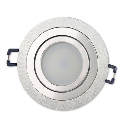 LED Einbaustrahler rund 230V GU10 1W-9W Einbau-Spot Strahler 75-85mm
