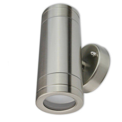 LED Wandleuchte Außen-Leuchte 1-9W IP44 2xGU10 Wandlampe Garten-Lampe 160mm up