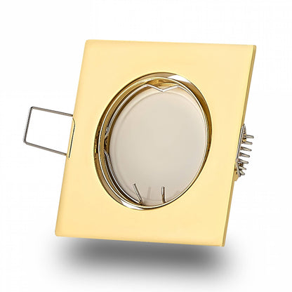 LED Einbaustrahler eckig schwenkbar 5-7W flach 12V MR16 Spot Strahler 72-75mm