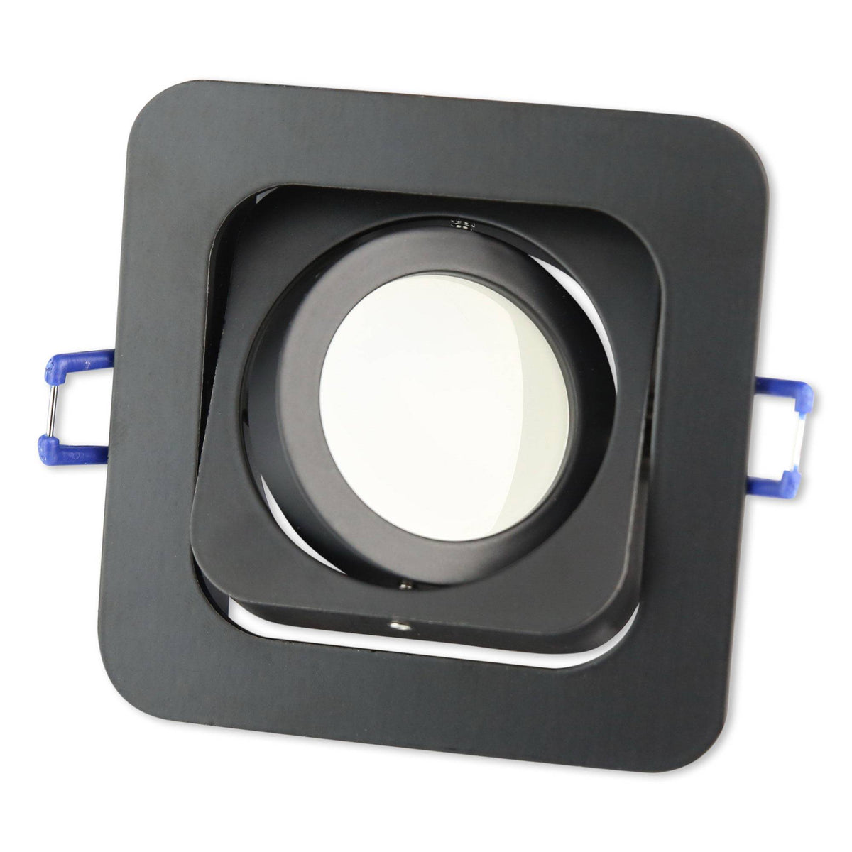 LED Einbaustrahler eckig dimmbar schwenkbar und neigbar 3-6,5 Watt 230V 80x80 mm Bohrloch