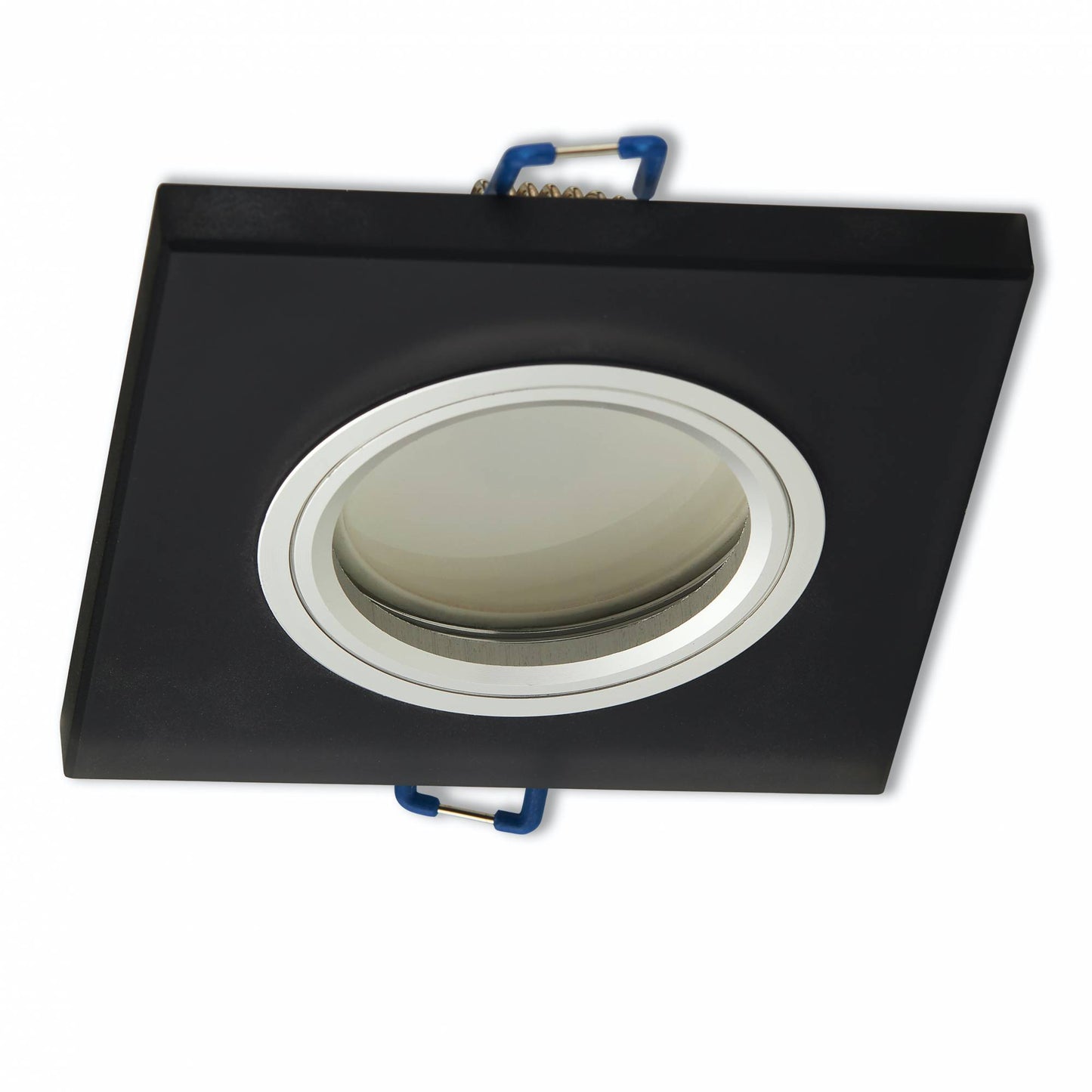 LED Einbaustrahler 1-9W GU10 flach eckig Einbauspot 75mm Deckenspot Strahler