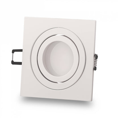 LED Einbaustrahler eckig dimmbar 3-6,5W 230V Spot Einbauleuchte 80mm Panel