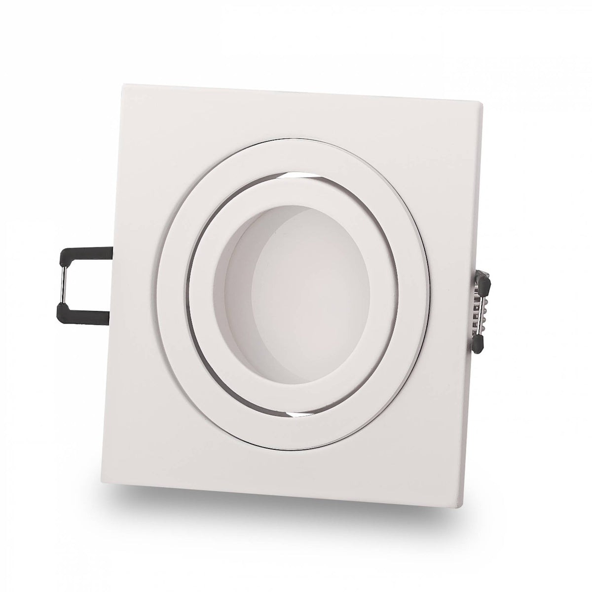 LED Einbaustrahler eckig weiß 1-9W 230V GU10 Einbau-Spot Lampe 80mm Panel