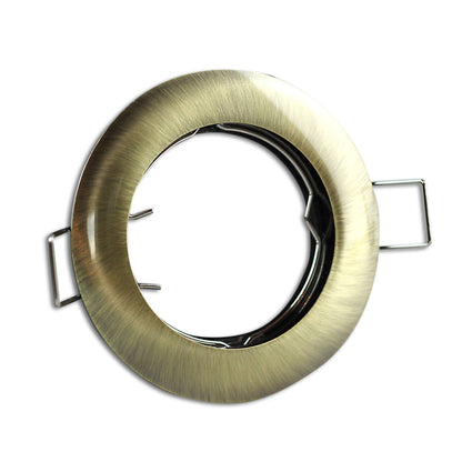 Einbaurahmen schwenkbar rund eckig Rahmen Einbaustrahler 60mm Spot GU10 MR16 LED