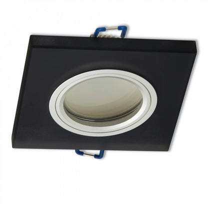 LED Einbaustrahler flach eckig 3-6,5W Einbaurahmen Deckenspot 75mm 230V
