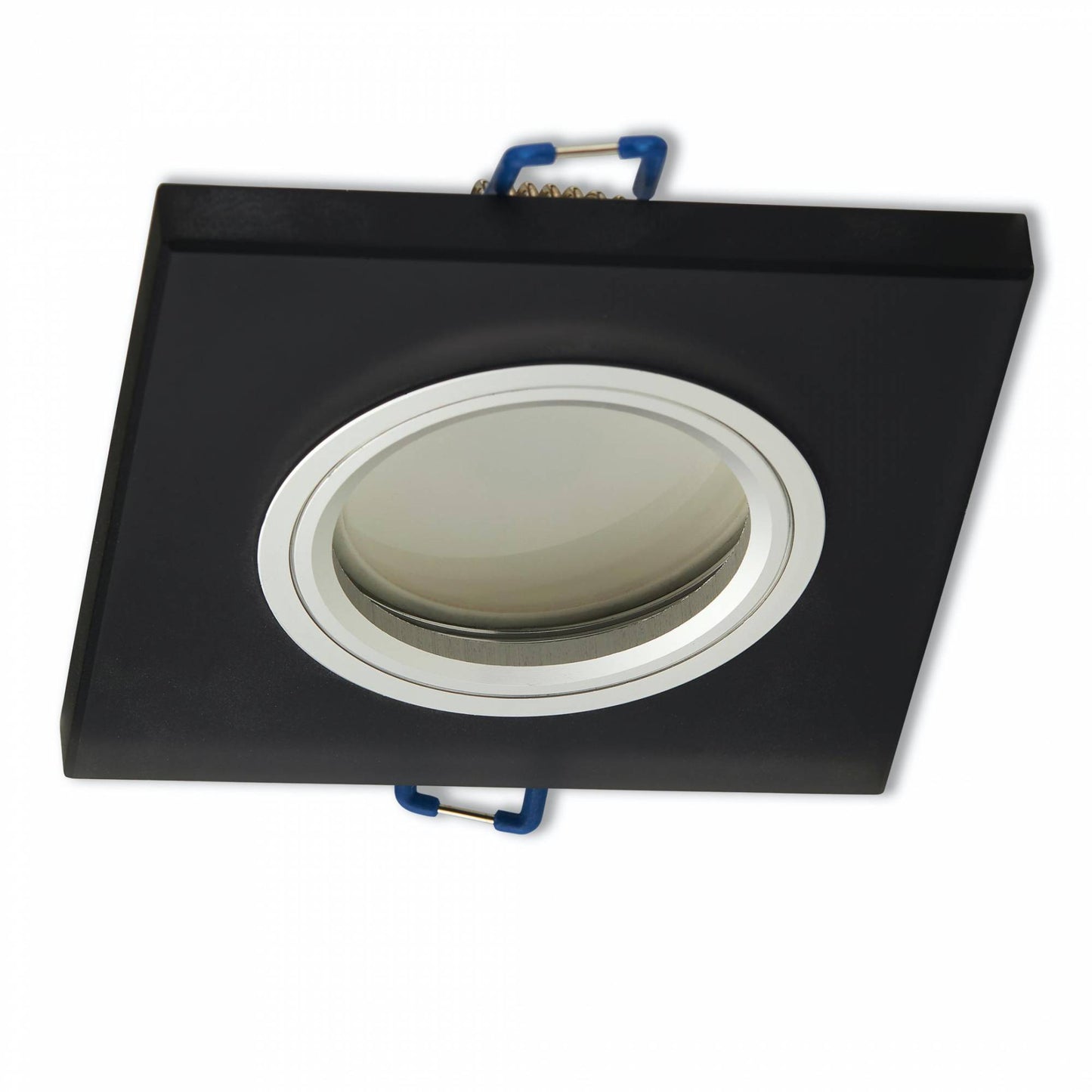 LED Einbaustrahler 1-9W GU10 flach eckig Einbauspot 75mm Deckenspot Strahler