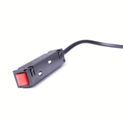 Trano 48V Verbinder‑Set für Magnetschienen 20 mm – Linearverbinder 125×15 mm & Eckverbinder 90° mit 195 mm Kabel – Schwarz, kompatibel mit Aufbau/Einbau/Trimless
