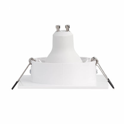 LED Einbaustrahler eckig weiß 1-9W 230V GU10 Einbau-Spot Lampe 75-85mm Panel
