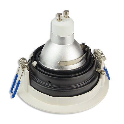 LED Einbaustrahler 1-9W eckig rund 230V GU10 90-95mm Bohrloch schwenkbar