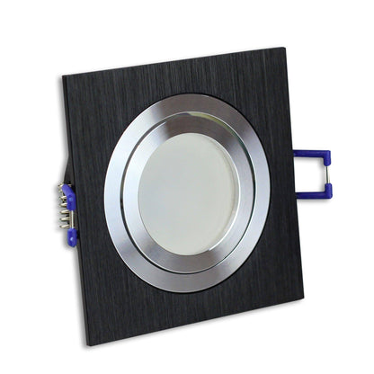LED Einbaustrahler GU10 1-9 Watt rund eckig 230 Volt Spot Deckenstrahler 80mm