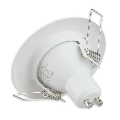 Einbaurahmen GU10 MR16 rund 55-60mm Gehäuse Einbauleuchte Aluminium Einbauspot