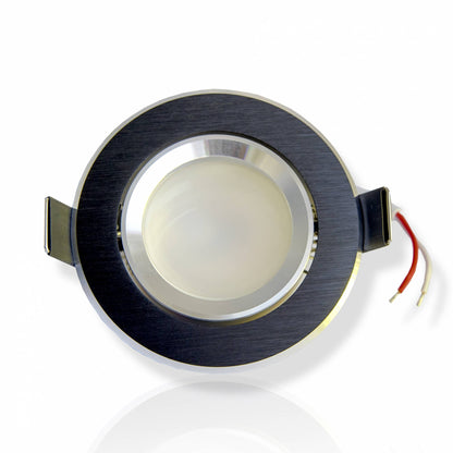 LED Einbaustrahler GU10 230 Volt 1-9W rund eckig Einbauspot 70mm Bohrloch