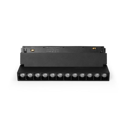 Trano 48V Magnet‑Schienenstrahler CCT 12W/18W DALI‑2 dimmbar UGR18, 24° Spot, CRI 95, schwenkbar – Linear LED Lampe Schwarz
