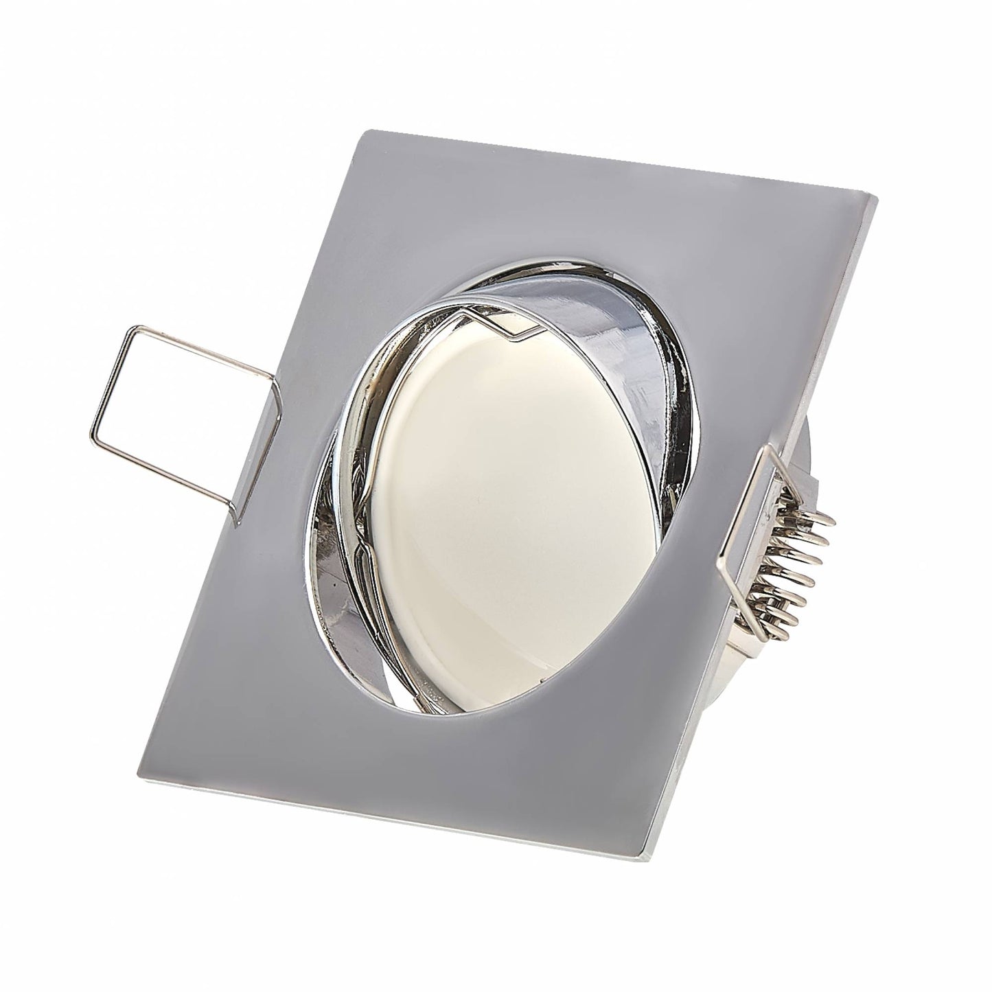LED Einbaustrahler eckig schwenkbar 3W-6,5W 230V flach Spot Strahler 72-75mm
