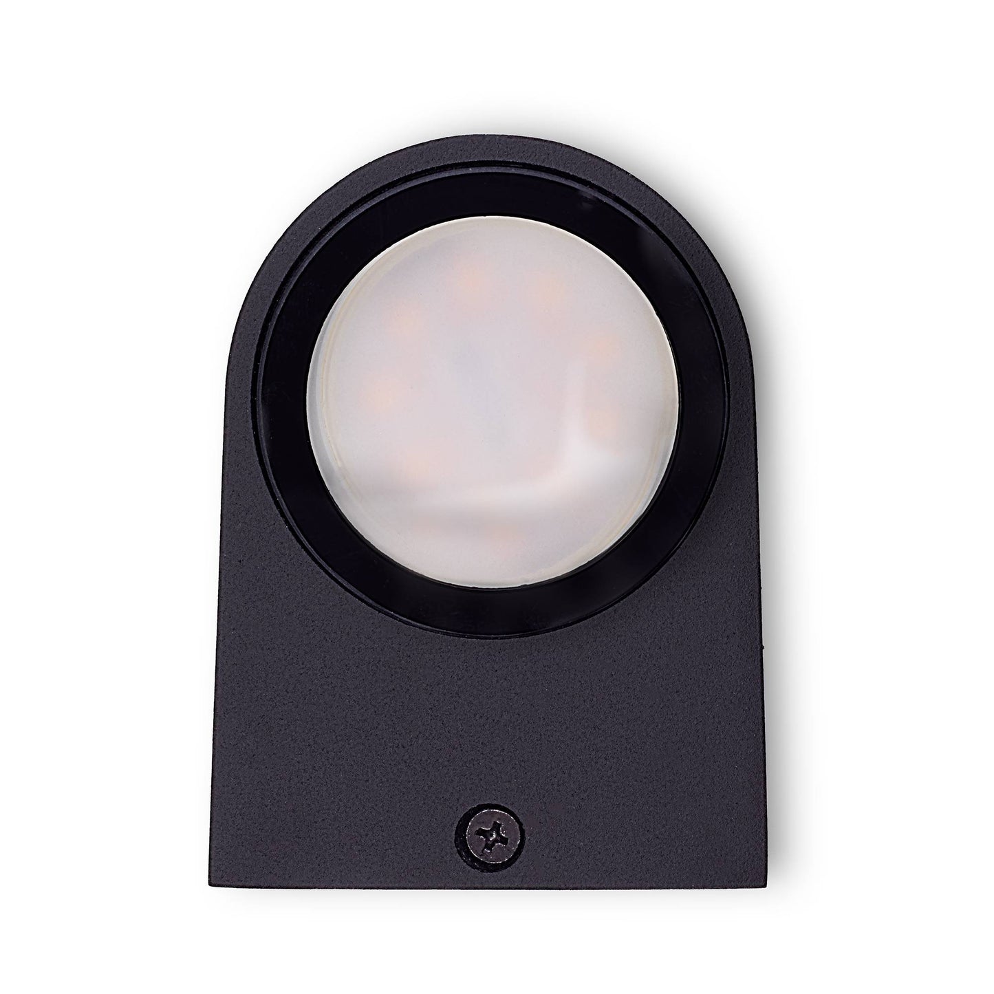 Wandleuchte Außen-Leuchte abgerundet Außenlampe IP44 Aluminium 2x GU10