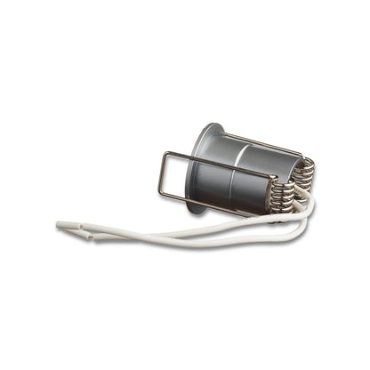 Einbau-Rahmen rund G4 Rahmen 25mm Einbaustrahler Spot LED Halogen weiß grau