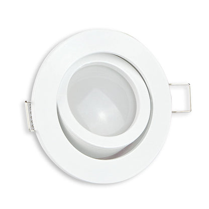 Einbaurahmen rund GU10 MR16 schwenkbar Rahmen 70mm Einbauleuchte Einbauspot LED