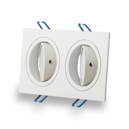 LED Einbaustrahler flach eckig 5-7W MR16 Einbau-Spot Deckenleuchte 12V 75mm