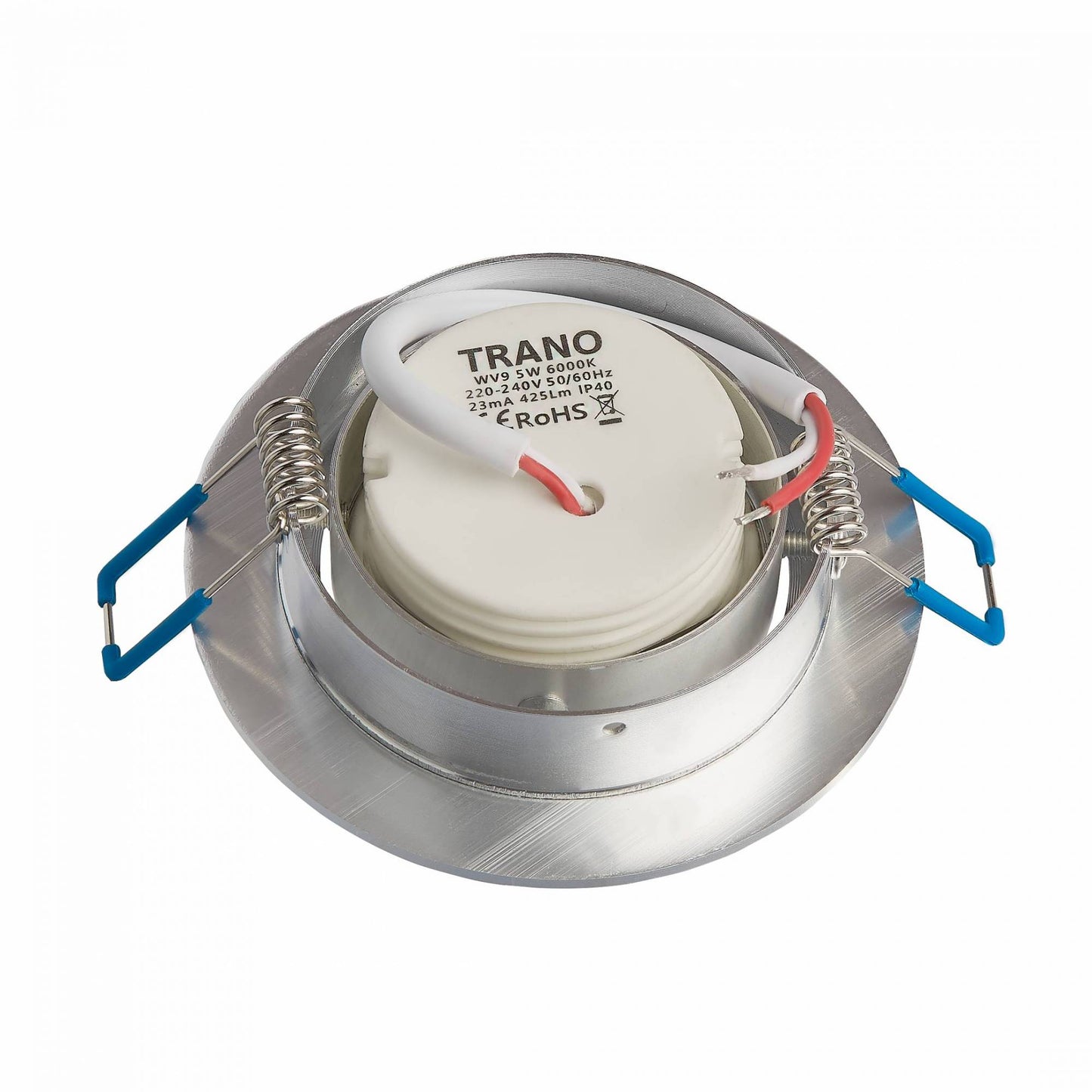 LED Einbaustrahler flach rund 3-6,5W Einbaurahmen Deckenstrahler 75mm