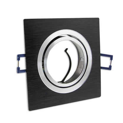 LED Einbaustrahler GU10 230V 1-9 Watt rund eckig Einbauspot 68mm Bohrloch