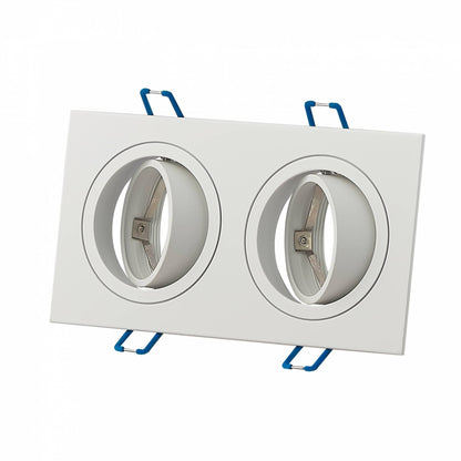 LED Einbaustrahler flach eckig 5-7W MR16 Einbau-Spot Deckenleuchte 12V 75mm