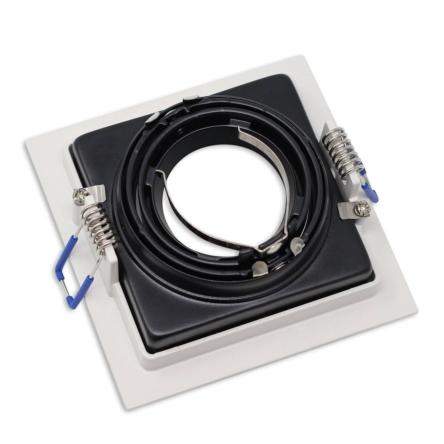 LED Einbaustrahler 3-6,5W eckig rund dimmbar 230V flach Spot Strahler 90-95mm