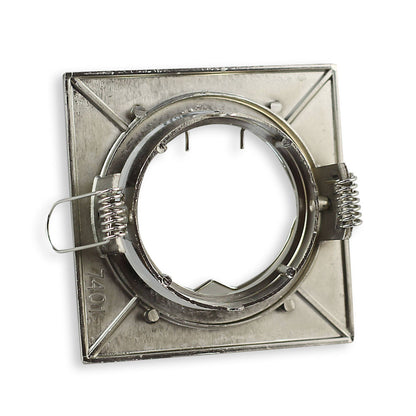 LED Einbaustrahler MR16 12V 5-7 Watt eckig Einbauspot 75mm Bohrloch