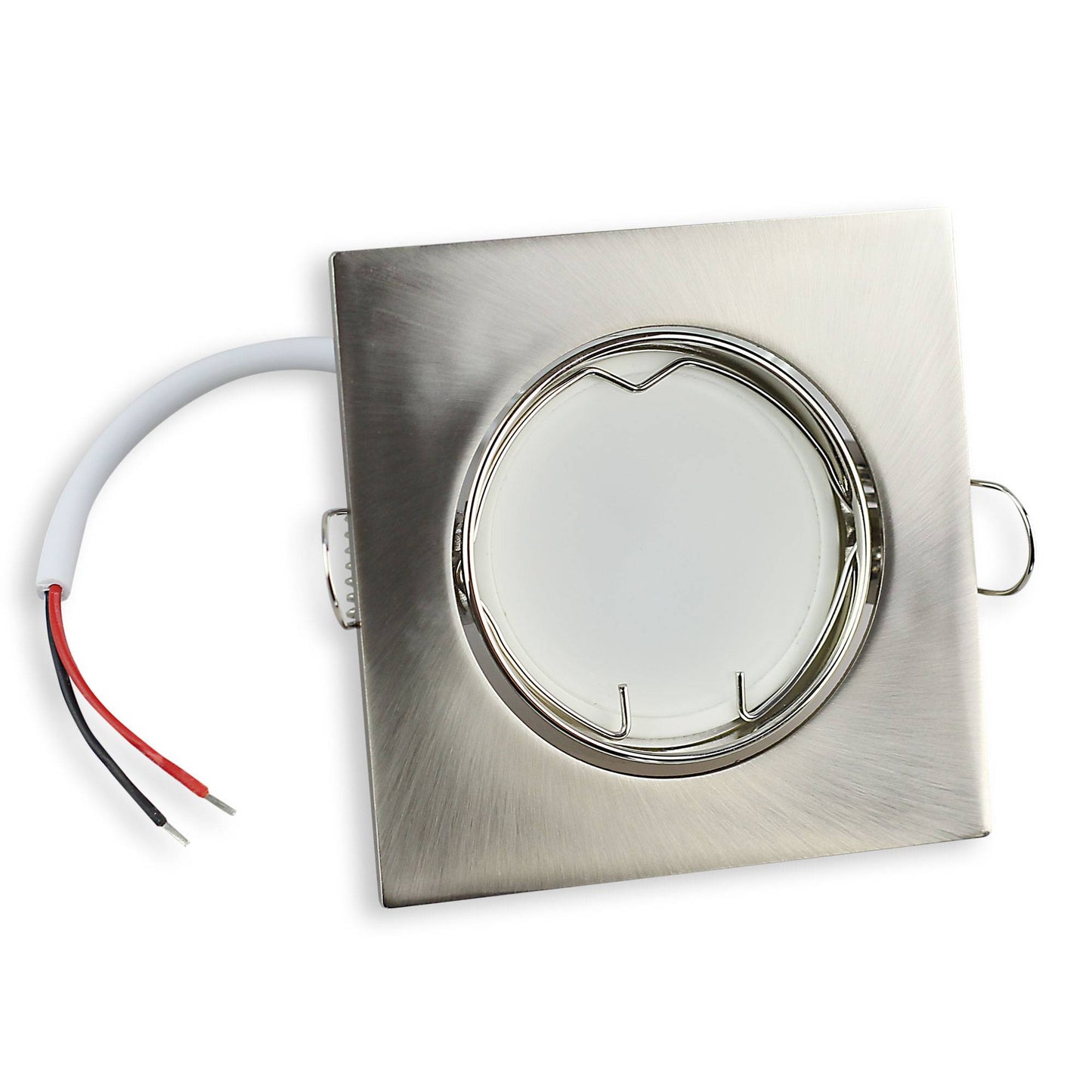 LED Einbaustrahler 3W 5W 6,5W 230 Volt eckig flach Einbaufassung schwenkbar