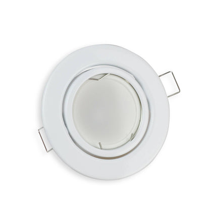 LED Einbaustrahler rund schwenkbar 3W 5W 6,5W flach 230V Spot Lampe 65mm