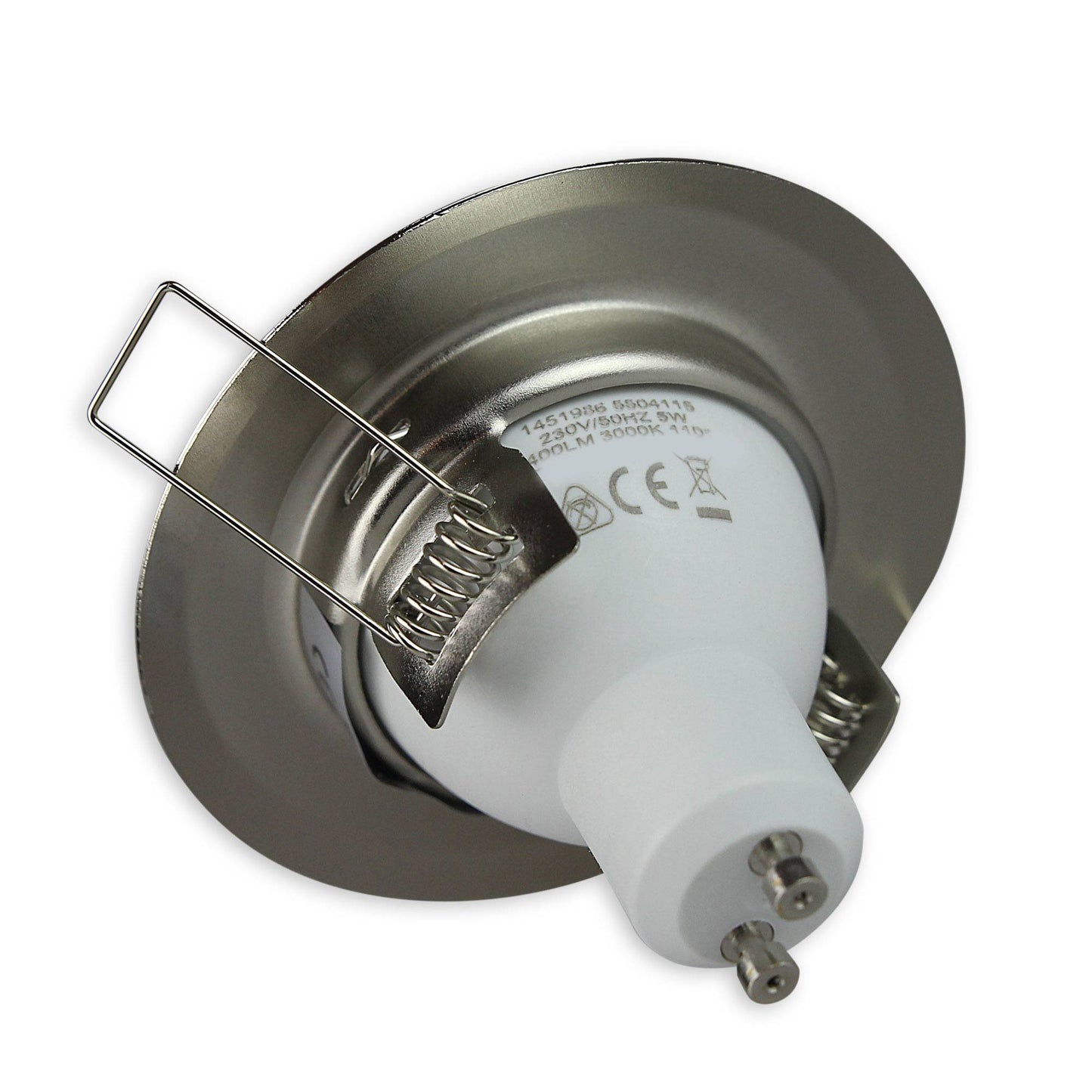 Einbaurahmen GU10 MR16 rund 55-60mm Gehäuse Einbauleuchte Aluminium Einbauspot