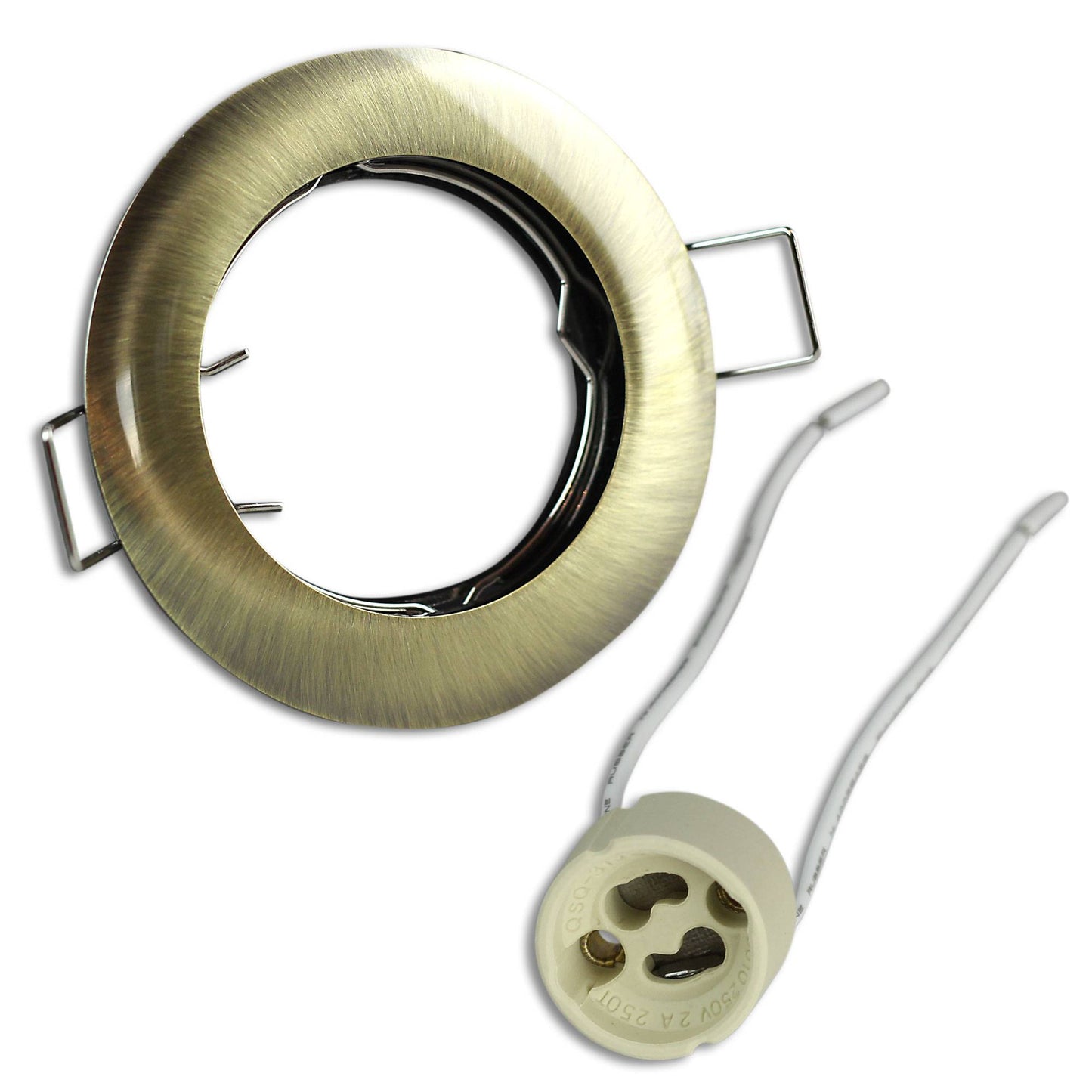 Einbaurahmen schwenkbar rund eckig Rahmen Einbaustrahler 60mm Spot GU10 MR16 LED