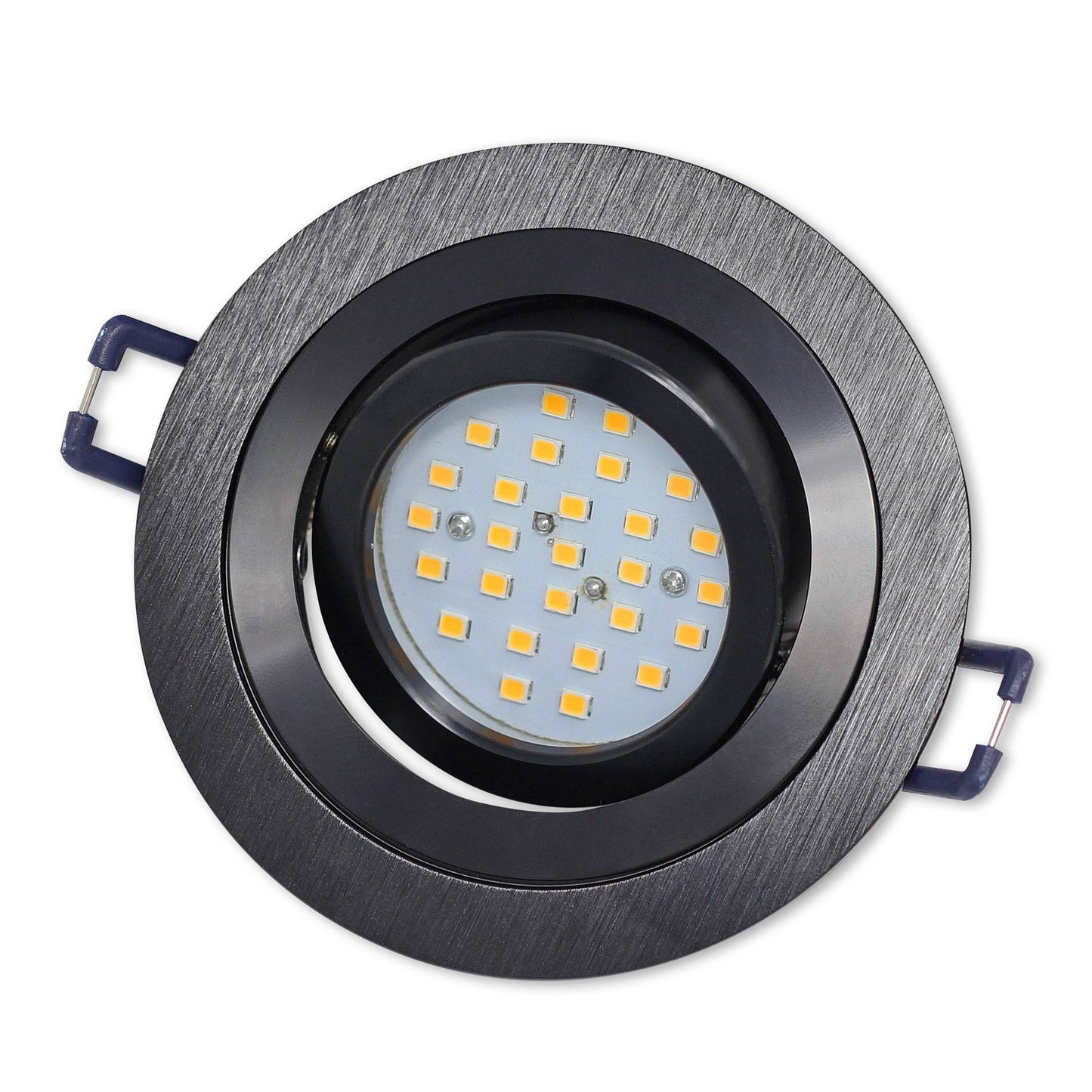 Einbaurahmen GU10 MR16 rund Gehäuse Einbauleuchte Ø75-85mm Bohrloch Spot LED