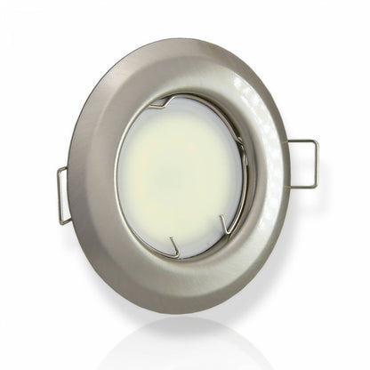 Einbaurahmen GU10 MR16 rund 55-60mm Gehäuse Einbauleuchte Einbauspot LED Halogen