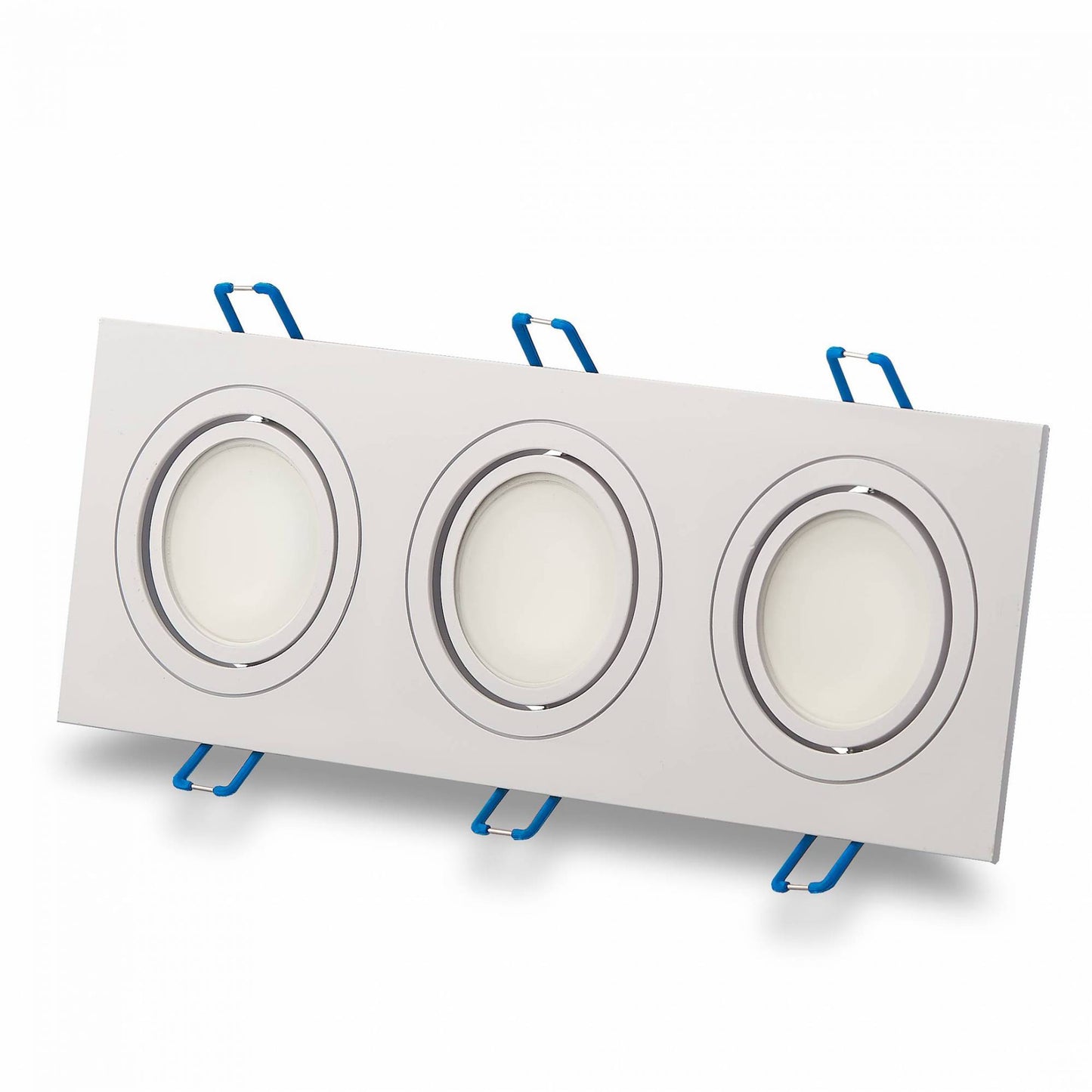 LED Einbaustrahler flach eckig 3W 5W 6,5W Einbaurahmen Deckenspot 230V dimmbar