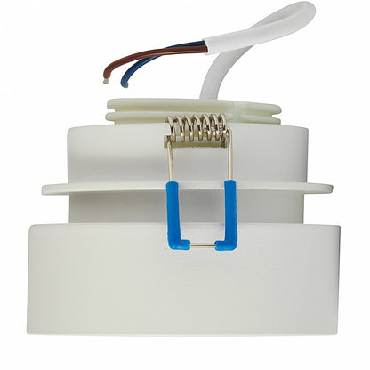 Einbaurahmen GU10 MR16 rund Effekt Rahmen Einbauleuchte 67mm Spot LED Halogen
