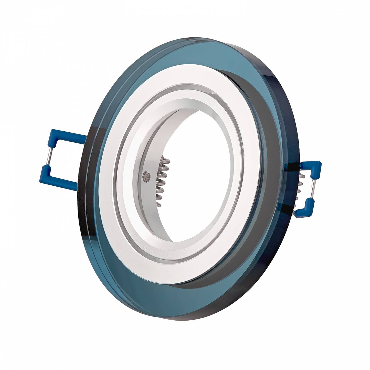 LED Einbaustrahler Glas 3-6,5W dimmbar Deckenleuchte Einbauleuchte 75-80mm flach