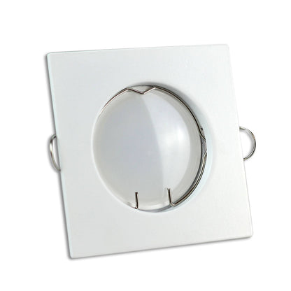 Einbaurahmen schwenkbar rund eckig Rahmen Einbaustrahler 60mm Spot GU10 MR16 LED