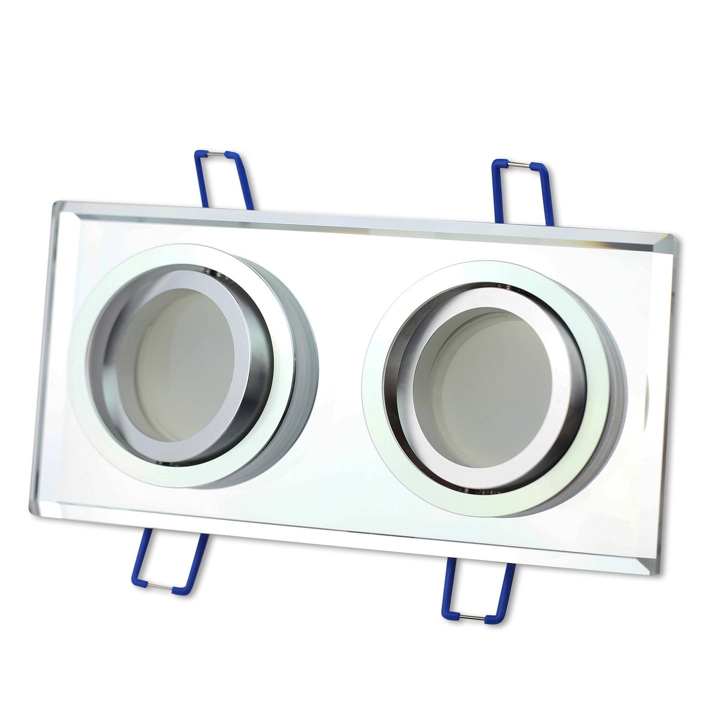 LED Einbaustrahler 5-7W Glas 2-fach Spot MR16 Einbauleuchte Deckenleuchte