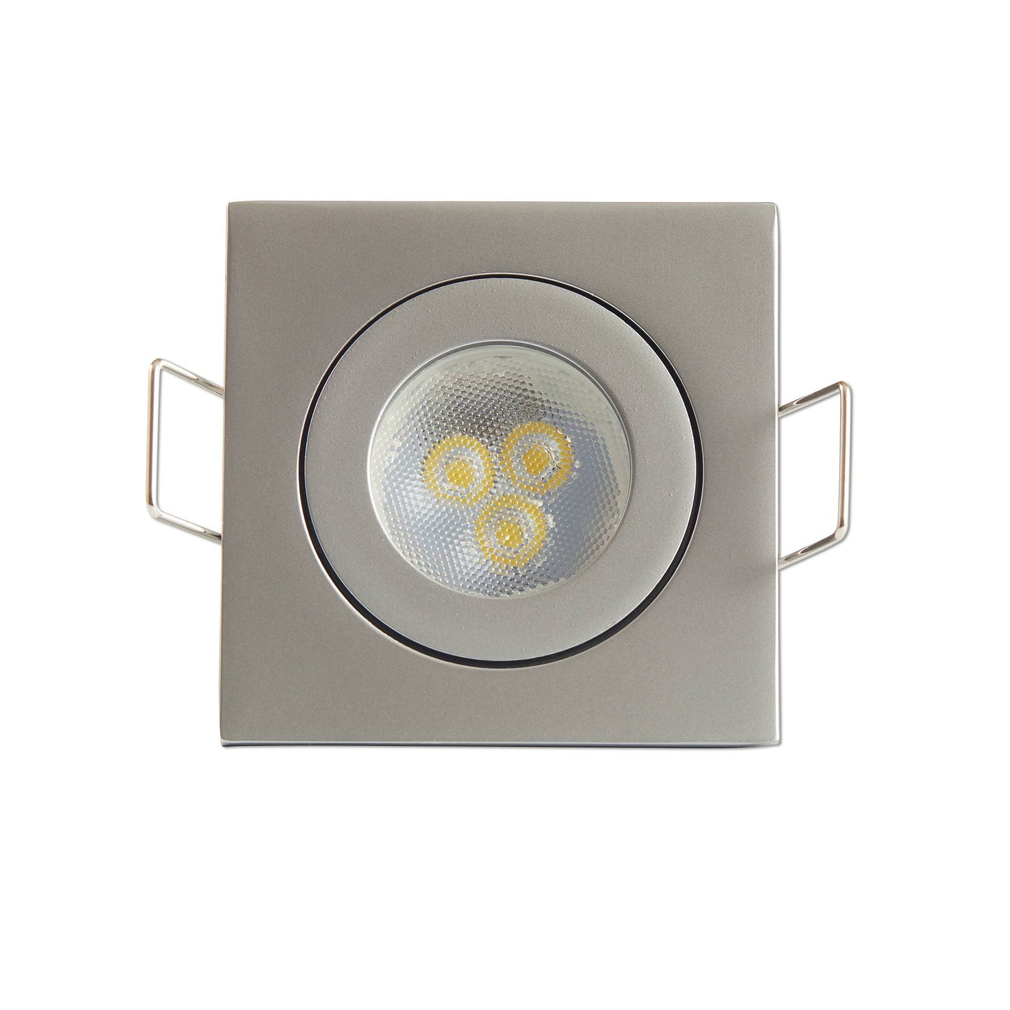 Einbaurahmen GU11 MR11 IP44 eckig flach Badezimmer Rahmen 40mm Einbauleuchte