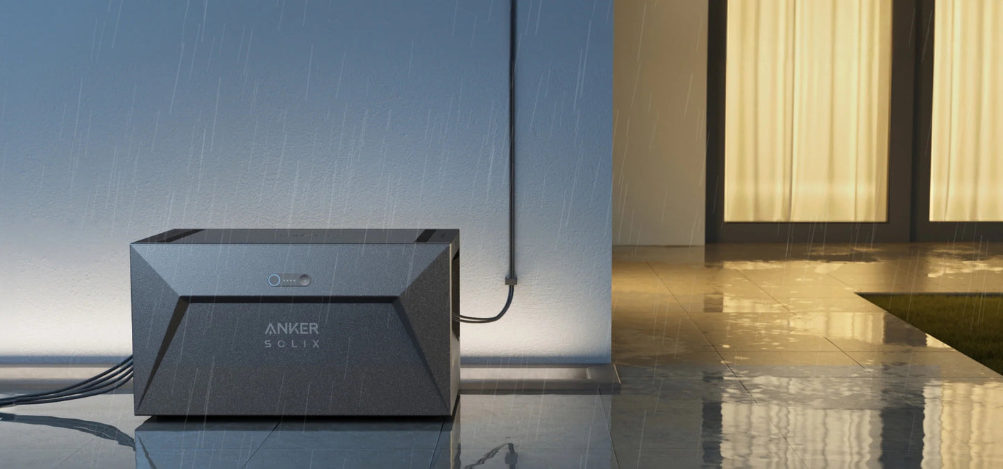 Anker SOLIX Solarbank E1600, 800W Balkonkraftwerk mit Speicher, 1,6kWh Akkukapazität, IP65, 6000 Ladezyklen, Kompatibel mit 99% Aller Balkonkraftwerke, Plug&Play (ohne Microinverter)