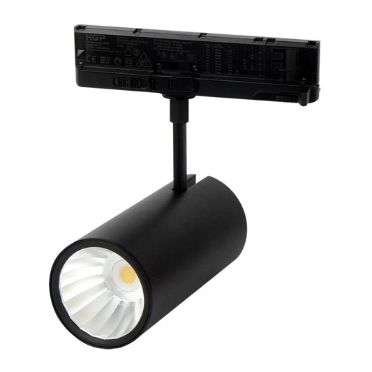 LED 3-Phasen Stromschienenstrahler Schwarz 14-29W 3200lm CCT 3000K/4000K/6000K 36°/60°