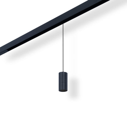 Trano 48V LED Pendelleuchte 5W dimmbar – Magnet Schienensystem, DALI‑2, CCT 2700–6000K, CRI>90, 36° Spot, Aluminium Schwarz