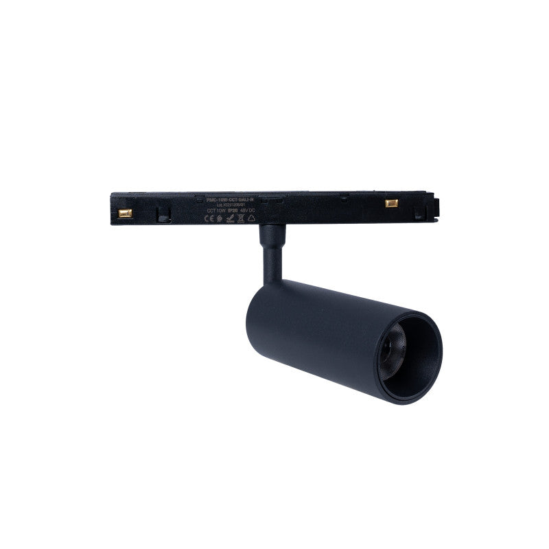 Trano 48V LED Strahler Magnet Schienensystem 10W/20W DALI‑2 dimmbar CCT 2700‑6000K CRI90 36° schwenkbar Schwarz