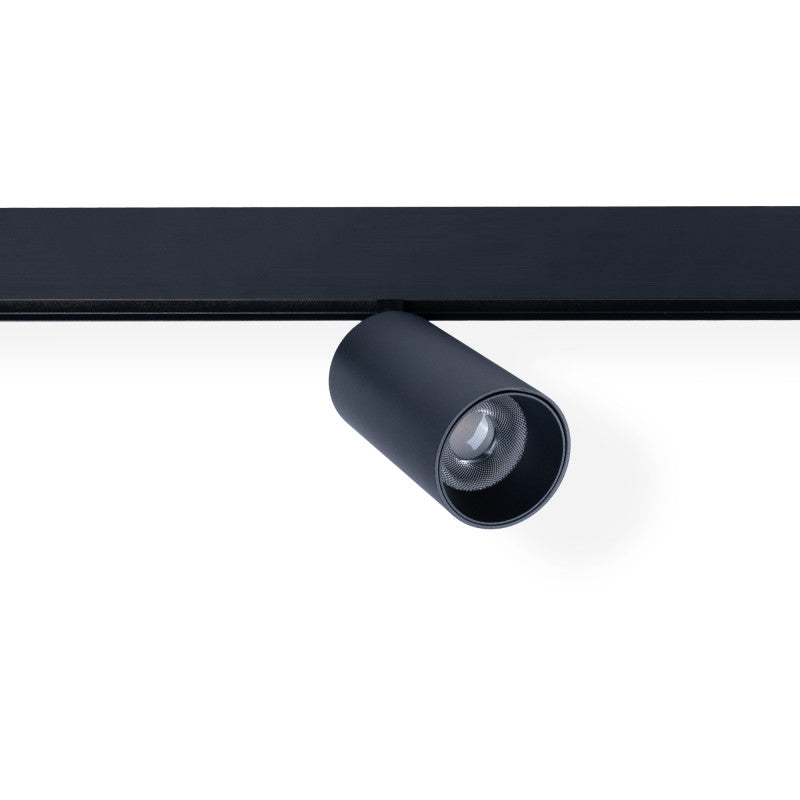 Trano 48V LED Strahler Magnet Schienensystem 10W/20W DALI‑2 dimmbar CCT 2700‑6000K CRI90 36° schwenkbar Schwarz