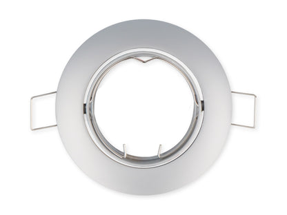 Einbaurahmen rund schwenkbar GU10 GU5.3 Ø75mm Bohrloch Rahmen Einbauleuchte Einbauspot Aluminium