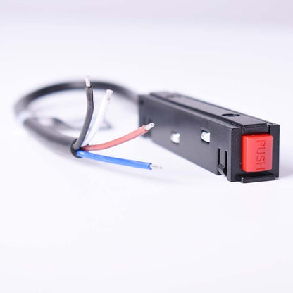 Trano 48V Einspeisung mit 300 mm Kabel für 20 mm Magnetschienen – DALI‑kompatibel, IP20, 90×15 mm, Schwarz