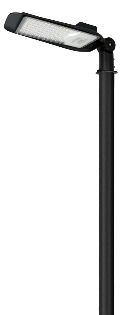Straßenleuchte Lichtmast Schwarz – Höhenverstellbar 2–4m, wetterfest & stabil