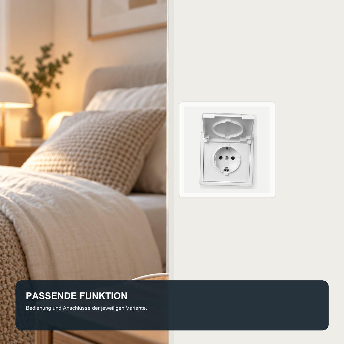Trano Steckdose IP44 – Anwendung 2